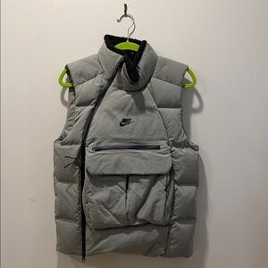 Nike Light Gray Puffer Vest